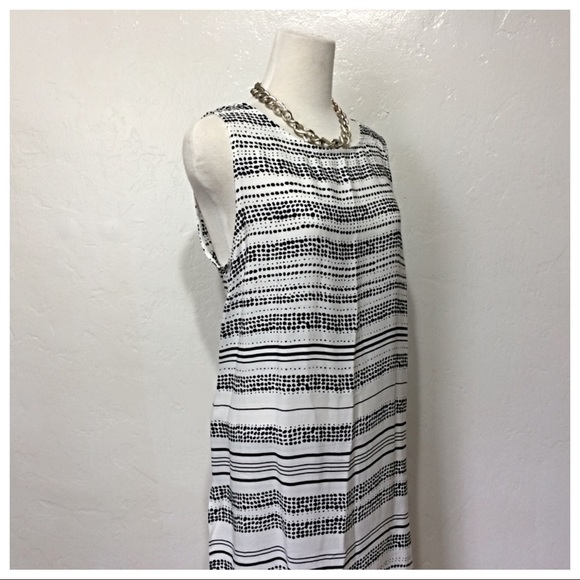 NWT Vince Camuto Sleeveless Stripe Tunic Dress - Picture 5 of 7